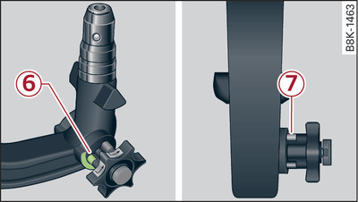 Removable towing bracket: Safety check